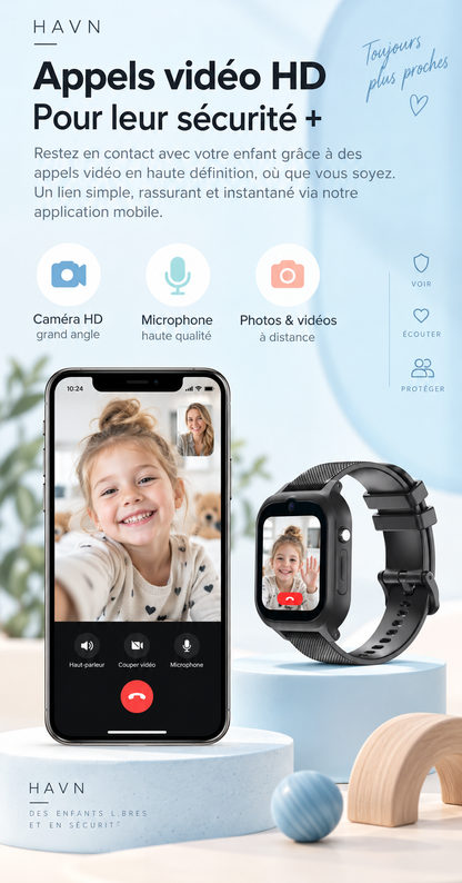 HAVN LINK - Montre GPS 4G détachable