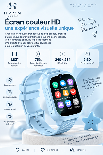 HAVN LINK - Montre GPS 4G détachable